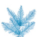 7'6"Hx32"W Pencil Artificial Christmas Tree, Unlit -Sky Blue - K244075