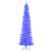 9'6"Hx42"W Pencil Artificial Christmas Tree, LED Pre-Lit (Sky Blue) -Sky Blue - K244086LED