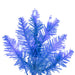 6'6"Hx28"W Pencil Artificial Christmas Tree, LED Pre-Lit (Sky Blue) -Sky Blue - K244066LED