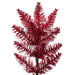 6'6"Hx28"W Tinsel Pencil Artificial Christmas Tree, Unlit -Red - K244465