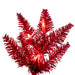 8'6"Hx38"W Tinsel Pencil Artificial Christmas Tree, LED Pre-Lit (Red) -Red - K244481LED