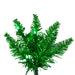 8'6"Hx38"W Tinsel Pencil Artificial Christmas Tree, LED Pre-Lit (Green) -Green - K245581LED