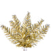 6'6"Hx28"W Tinsel Pencil Artificial Christmas Tree, Unlit -Champagne - K246165