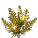 9'6"Hx42"W Tinsel Pencil Artificial Christmas Tree, LED Pre-Lit -Champagne - K246186LED