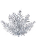 7'6"Hx32"W Tinsel Pencil Artificial Christmas Tree, Unlit -Silver - K246575