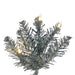 9'6"Hx42"W Tinsel Pencil Artificial Christmas Tree, LED Pre-Lit -Silver - K246586LED