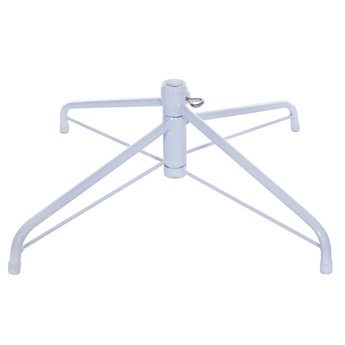 6'6"Hx26"W Flocked Fir Artificial Christmas Tree, Unlit -Pink/White - K255065