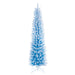 6'6"Hx26"W Flocked Fir Artificial Christmas Tree, Unlit -Baby Blue/White - K255565