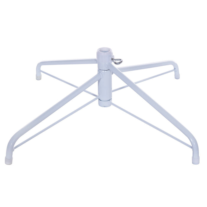 3'Hx16"W Flocked Fir Artificial Christmas Tree, Unlit -Baby Blue/White - K255530