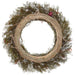 21" Preserved Mixed Flower Wreath -Mixed Colors - KWF152-MX