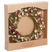 21" Preserved Mixed Flower Wreath -Mixed Colors - KWF152-MX
