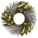 16" Preserved Lavender & Statice Flower Wreath -Lavender/White - KWL127-LV/WH