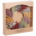 21" Preserved Lavender Flower, Wheat & Grass Wreath -Mixed Colors - KWL150-MX
