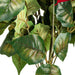 18" Silk Poinsettia Flower Bush -Red (Pack of 6) - L225918