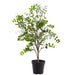 31" Outdoor UV-Resistant Artificial Flowering Blossom Tree w/Pot -White (Pack of 4) - LFB024-WH