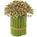 8" Artificial Berry Arrangement t w/Tube Planter -Green (pack of 6) - LFB136-GR