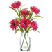 13" Cosmos Silk Flower Arrangement w/Glass Vase -Beauty (Pack of 6) - LFC490-BT