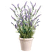 20" Lavender Silk Flower Arrangement w/Terra Cotta Pot -Lavender (Pack of 2) - LFL800-LV