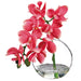 10" Phalaenopsis Orchid Silk Flower Arrangement -Pink (pack of 8) - LFO956-PK