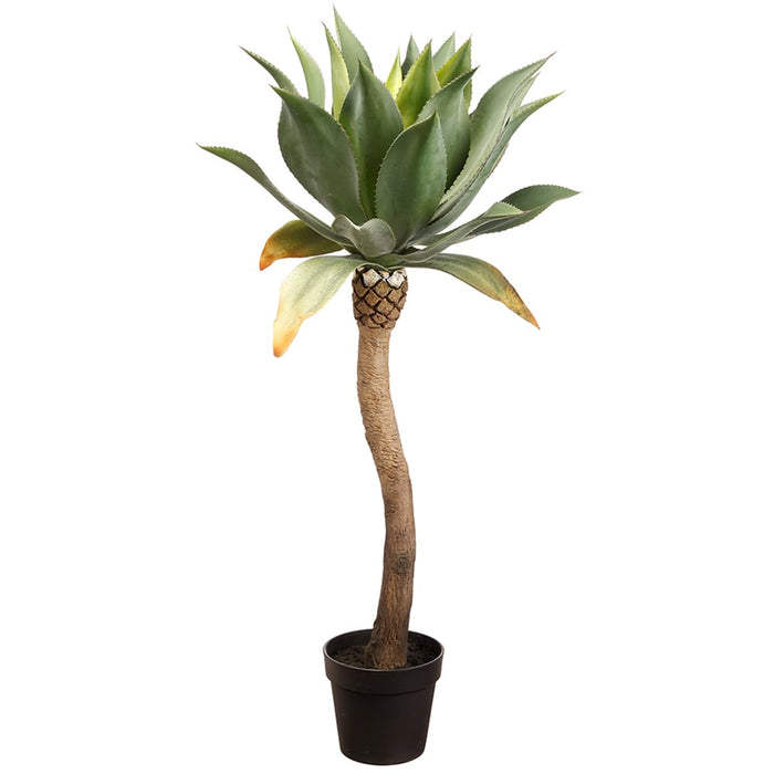 4' Artificial Agave Plant w/Plastic Pot -Green - LPA011-GR