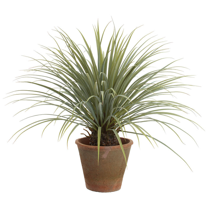 38" Whipple Yucca Artificial Plant w/Clay Pot -Green/Gray - LPA055-GR/GY