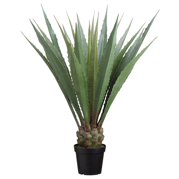 4' Agave Americana Succulent Artificial Plant w/Pot -Green (pack of 2) - LPA348-GR