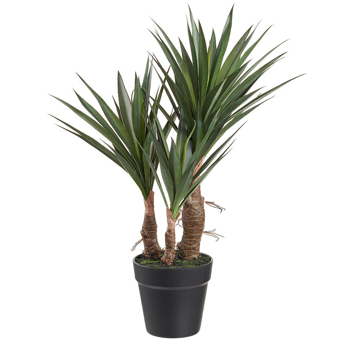 23" Agave Succulent Artificial Plant w/Pot -Green (pack of 4) - LPA501-GR