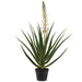 36" Blooming Agave Succulent Artificial Plant w/Pot -White/Green (pack of 2) - LPA722-WH/GR