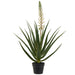 36" Blooming Agave Succulent Artificial Plant w/Pot -White/Green (Pack of 2) - LPA722-WH/GR