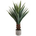38" Agave Succulent Artificial Plant w/Cement Pot -Green (pack of 2) - LPA933-GR