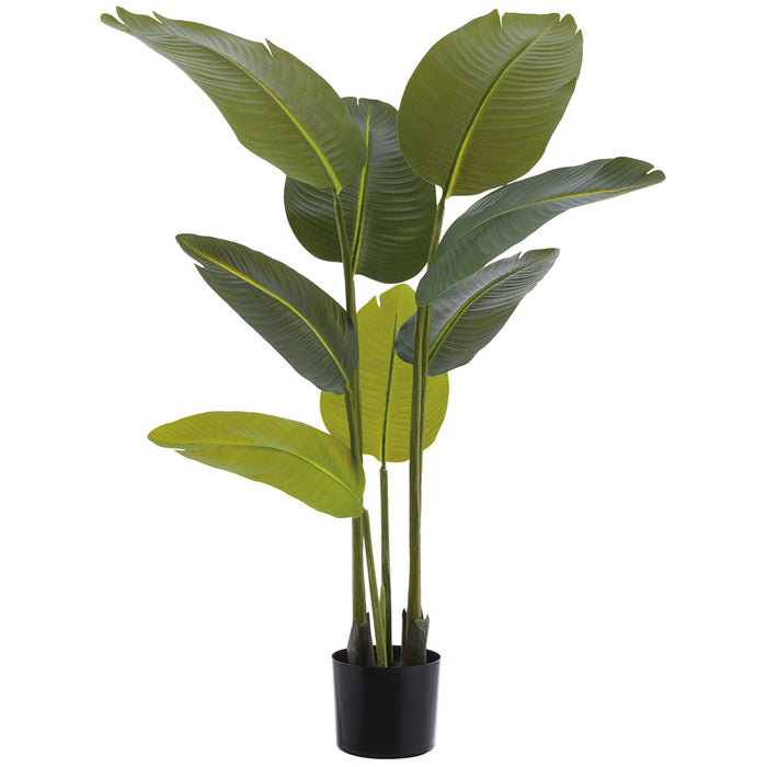 3' Bird Of Paradise Silk Palm Tree w/Plastic Pot -Green (Pack of 4) - LPB028-GR