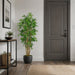 5' Japanese Bamboo Silk Tree w/Pot -2,400 Leaves -Green (Pack of 2) - LPB051-GR/TT