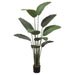 5' Silk Bird Of Paradise Palm Tree w/Pot -Green (pack of 2) - LPB060-GR