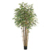 7' Natural Trunk Bamboo Silk Tree w/Pot -2,560 Leaves (pack of 2) - LPB157-GR/TT