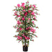 4'7" Bougainvillea Flower On Trellis Silk Plant w/Pot -Beauty (pack of 2) - LPB237-BT