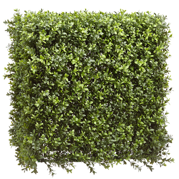 20"Hx20"Wx12.5"D UV-Resistant Outdoor Artificial Boxwood Topiary Hedge -Green - LPB242-GR