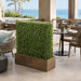 37.5"Hx40"Wx7.5"D Outdoor UV-Resistant Artificial Boxwood Topiary Hedge -Green - LPB249-GR