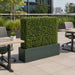 37.5"Hx40"Wx7.5"D Outdoor UV-Resistant Artificial Boxwood Topiary Hedge -Green - LPB249-GR