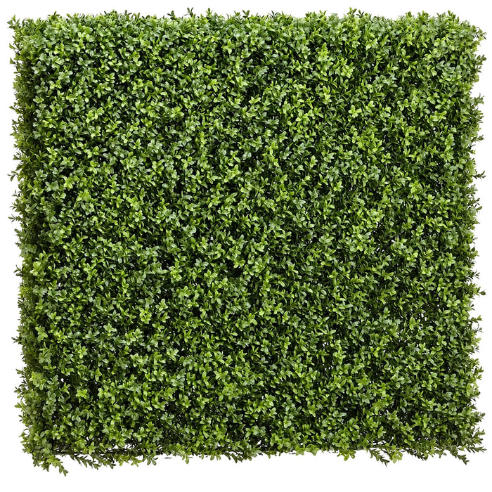 37.5"Hx40"Wx7.5"D Outdoor UV-Resistant Artificial Boxwood Topiary Hedge -Green - LPB249-GR