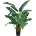 6' Bird Of Paradise Silk Palm Tree w/Plastic Pot -Green - LPB277-GR
