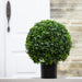 1'10" Boxwood Ball-Shaped Artificial Topiary Tree w/Pot Indoor/Outdoor -Green - LPB350-GR