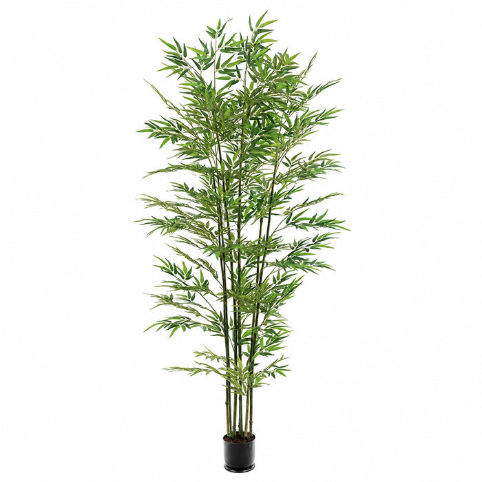 6' Bamboo Silk Tree w/Pot -1,680 Leaves -Green (Pack of 2) - LPB426-
