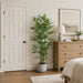 6' Bamboo Silk Tree w/Pot -1,680 Leaves -Green - LZB426-