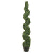5' Pond Boxwood Spiral Artificial Topiary Tree w/Pot -Green - LPB715-GR