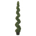 6' Pond Boxwood Spiral Artificial Topiary Tree w/Pot -Green - LPB716-GR