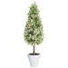 22" Boxwood Cone-Shaped Artificial Topiary w/Clay Pot -Light Green (pack of 2) - LPB832-GR/LT