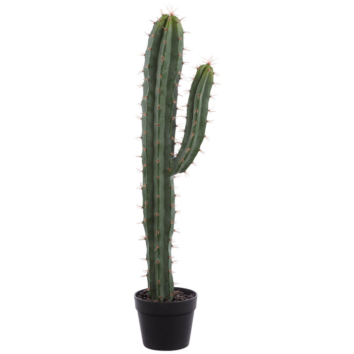 31" Saguaro Cactus Artificial Plant w/Plastic Pot -Green (Pack of 4) - LPC420-GR