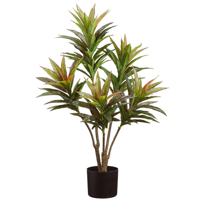 plastic cordyline plants 36" Real Touch Cordyline Silk Plant w/Plastic Pot -Green (Pack of 2)