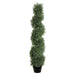 4' Cedar Spiral Artificial Topiary Tree w/Pot Indoor/Outdoor (pack of 2) - LPC814-GR