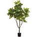 6' Outdoor UV-Resistant Artificial Fig Tree w/Pot -Green - LPF003-GR